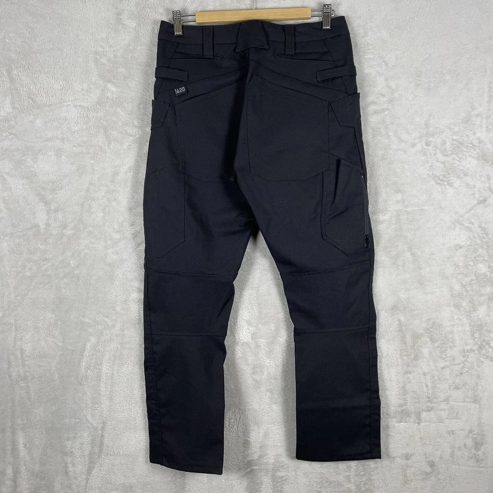 1620 Workwear Black Pants Mens 32 (fits 30x27) Made in USA Cordura
